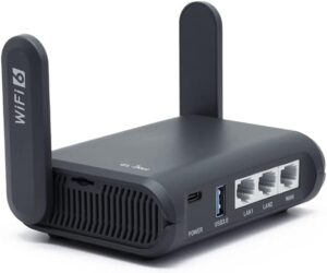 1. GL.iNet GL-AXT1800 Wi-Fi 6 Router