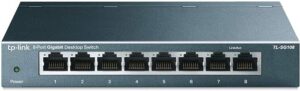 5. TP-Link TL-SG108 8 Port Gigabit Unmanaged Ethernet Switch